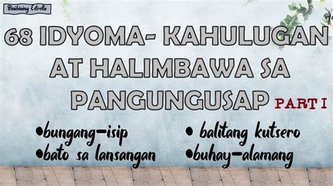 KINUYOM (Tagalog).